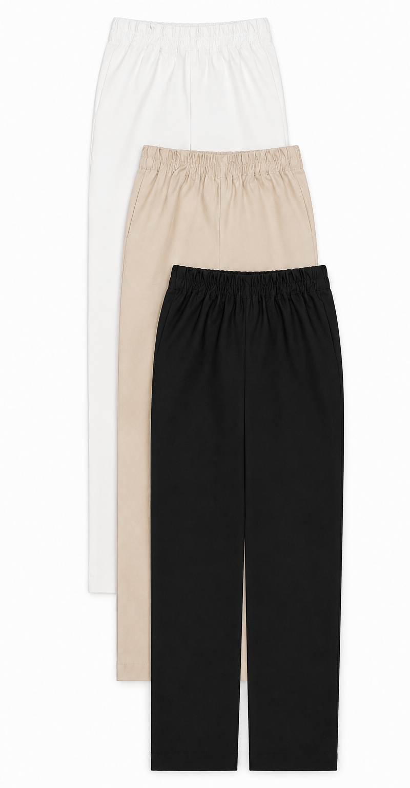 Straight Trousers(Set of 3)