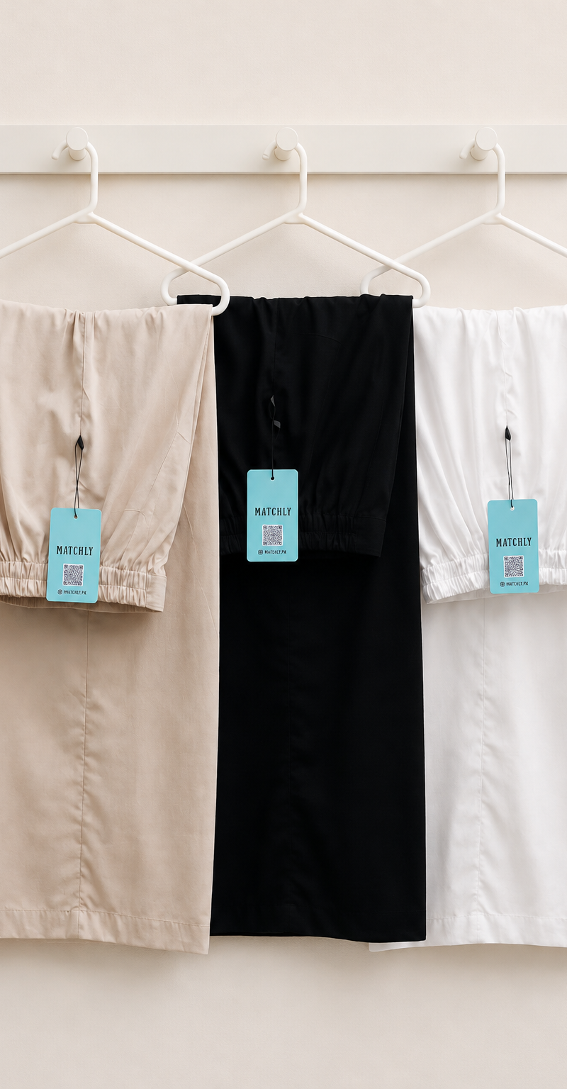 Kids Wide Leg Trousers(Set of 3)